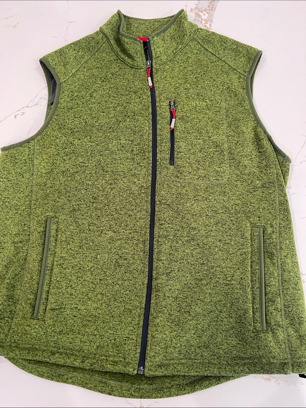 Orvis Gray Jacket with Green Trim and Red Accent-XXL